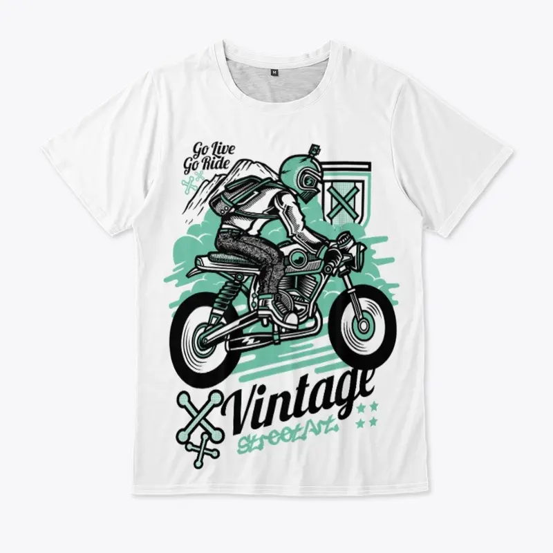 Vintage rider Semi Grunge