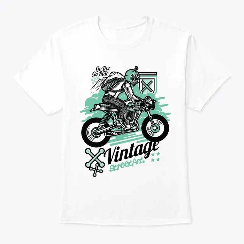 Vintage rider Semi Grunge