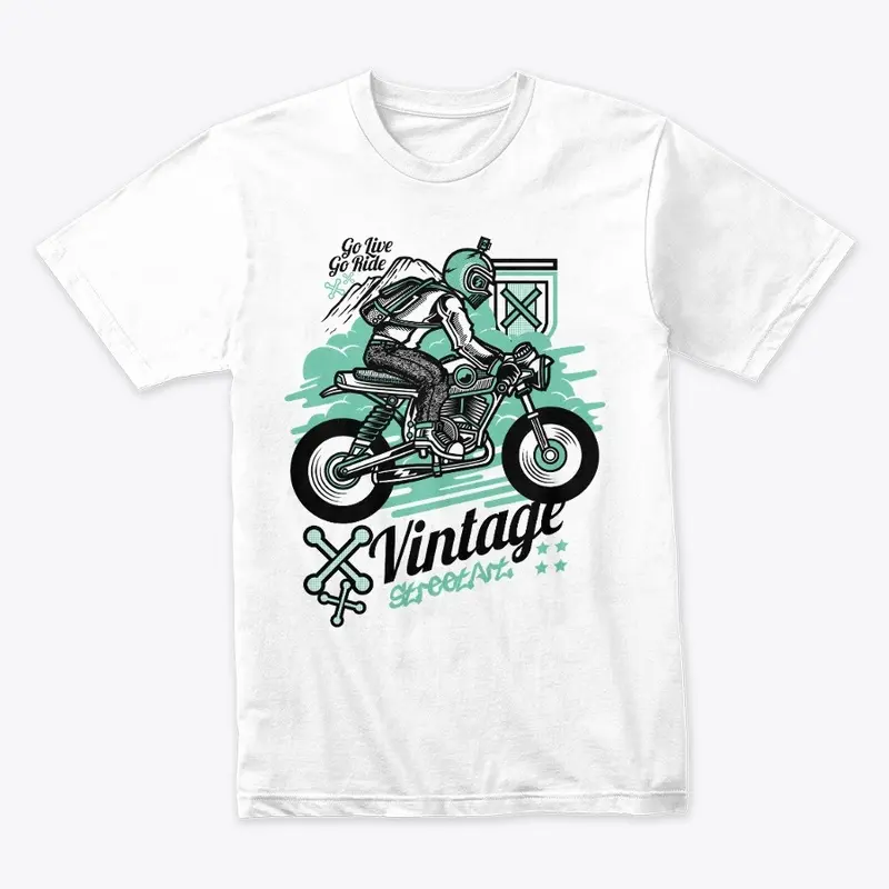 Vintage rider Semi Grunge